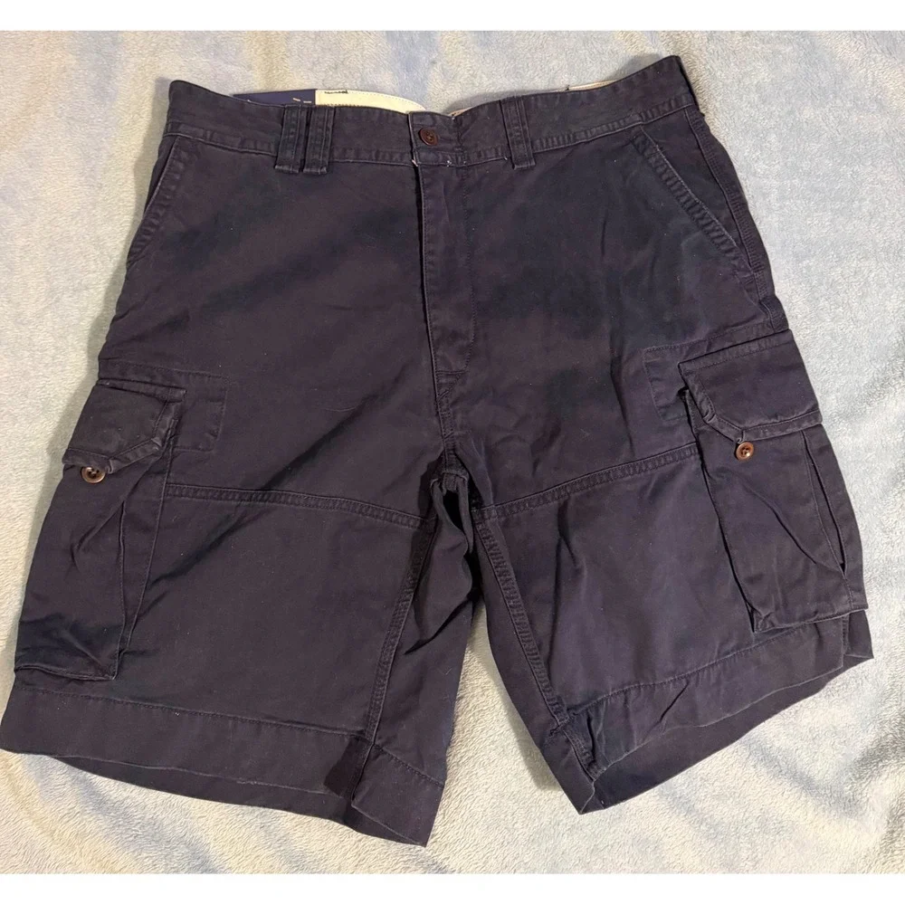 Polo Ralph Lauren Mens Classic Polo Chino Cargo Shorts Navy Blue NWT